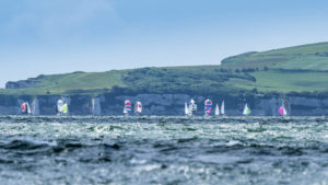 The Stoneways VPRS fleet racing in Studland Bay