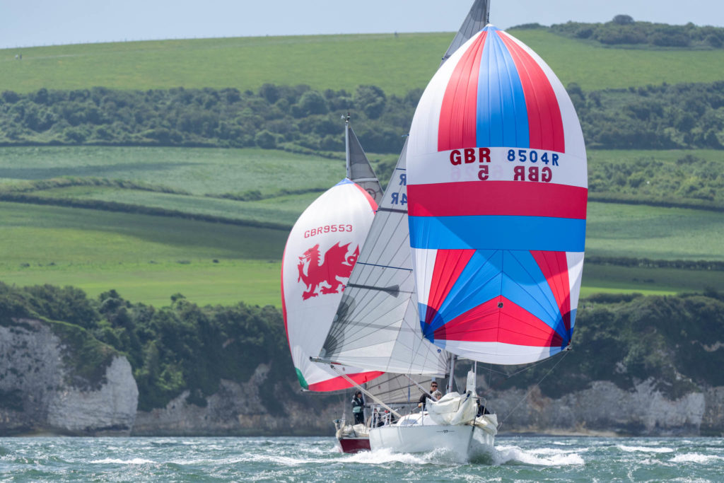 VPRS 2 Racing in building winds throughout Poole Regatta