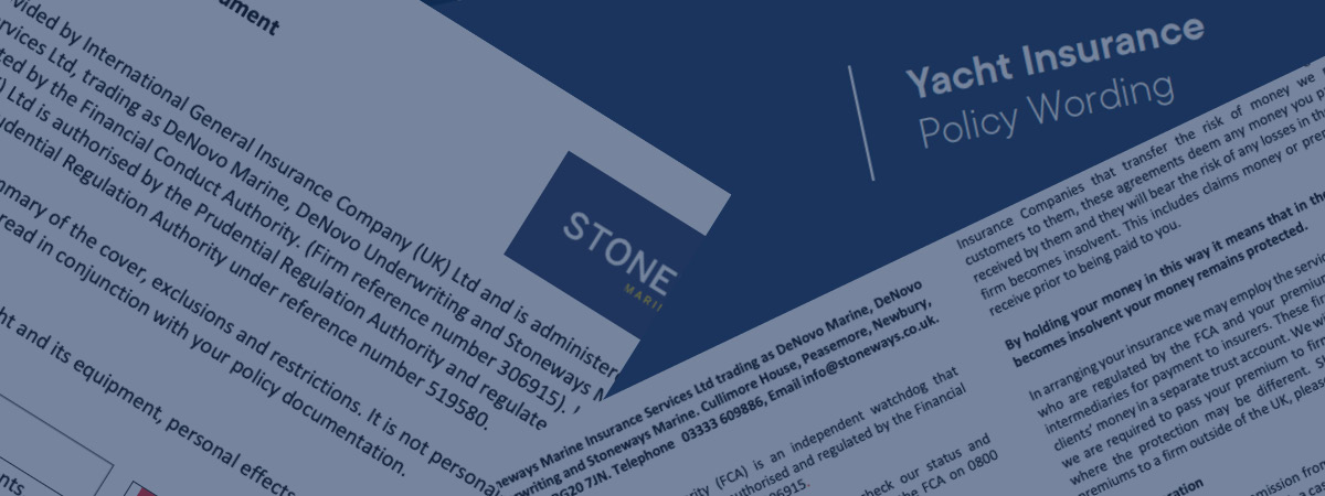 Montage of Stoneways Marine Insurance Document Wording