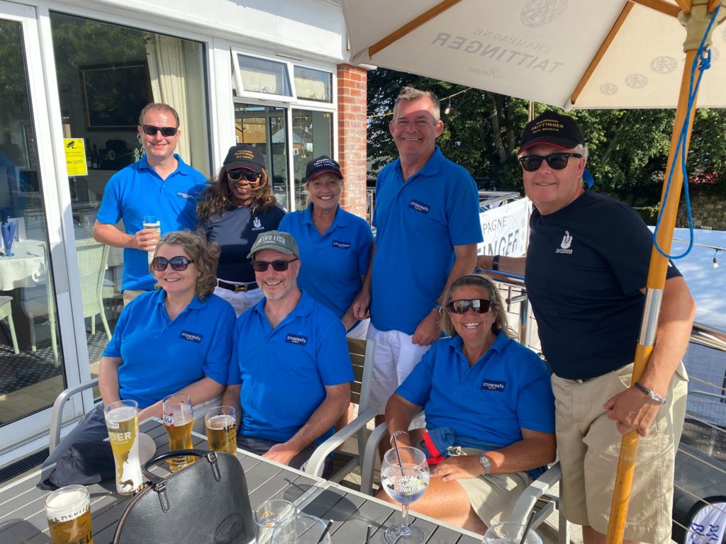 Our team including shore crew at the RSYC